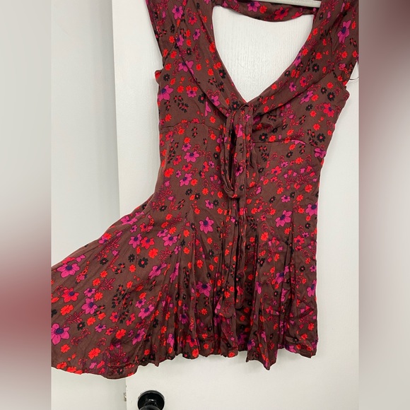 NWT Free People floral skater mini dress - Picture 4 of 8